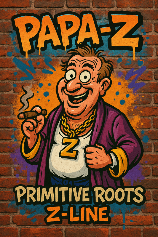 Papa-Z – Endgame × Grandpa’s Cookies × ZMO | Primitive Roots™ Z-Line {10 Pack Regular Seeds}